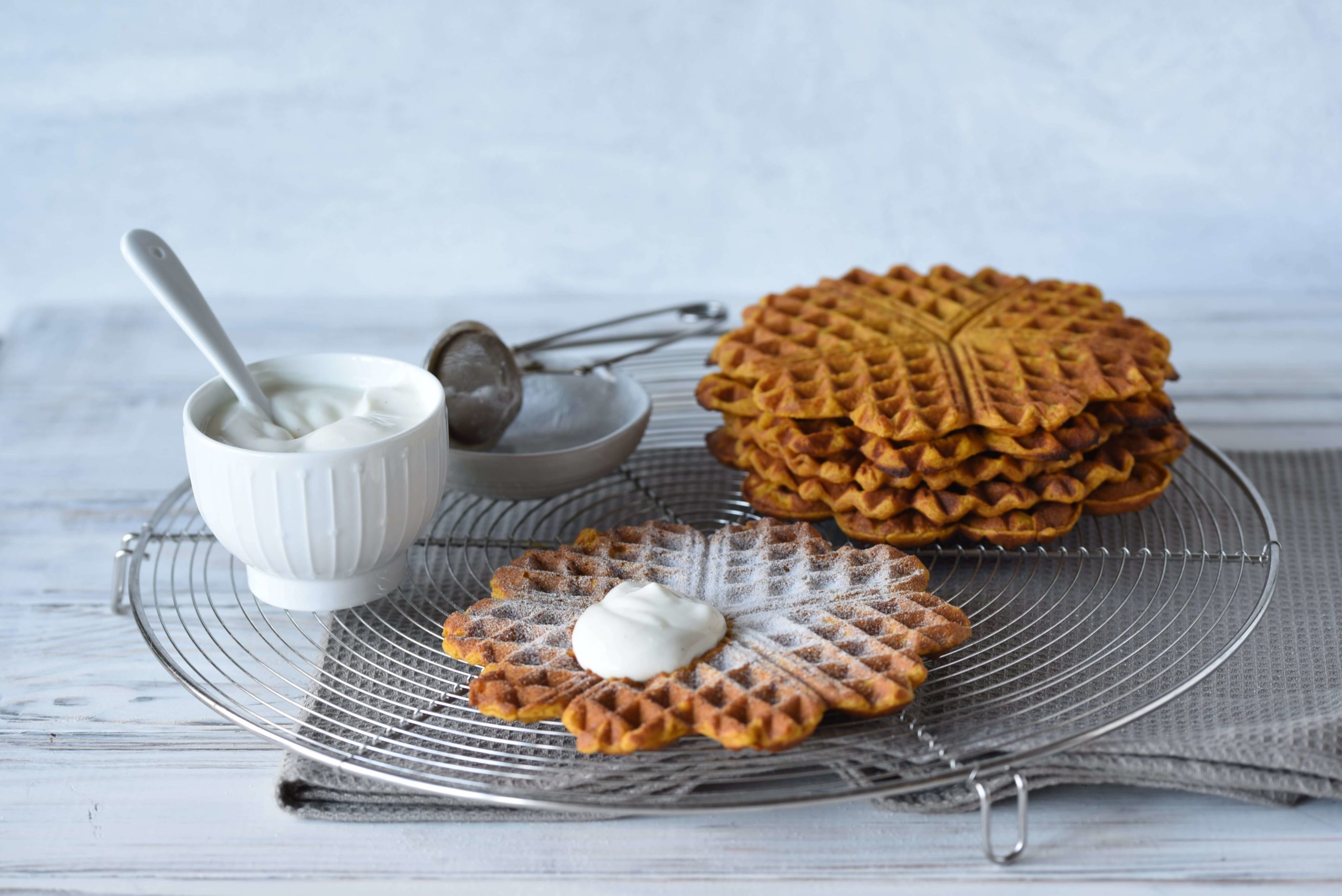 Kürbis-Waffeln — Inga Pfannebecker